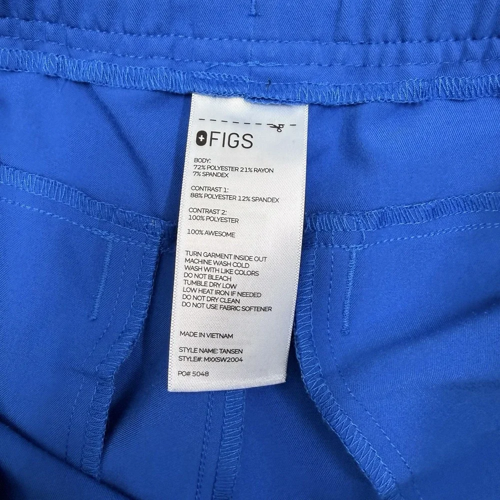 FIGS Technical Collection Tansen Joggers Royal Blue Men's Sz Large Medical denta